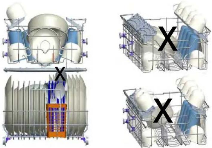 Technical diagram showing two mechanical assembly steps labeled ① and ②, with component a and b indicated.