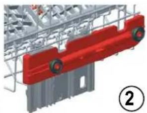 Kernau KDI 6654 - Top basket height adjustment while it is full - 3