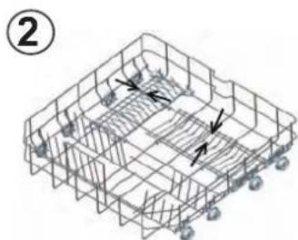 Kernau KDI 6955 SD - Lower basket Folding racks - 2