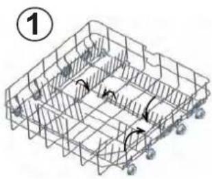 Kernau KDI 6955 SD - Lower basket Folding racks - 1