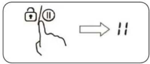 Diagram showing a hand holding a lock with a minus sign, followed by an arrow pointing to a double-headed arrow labeled '||'