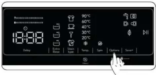 19:00 Delay Extra Raise Shim type Temp. Spin Options Save+