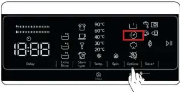 18:00 Delay Extra Rise Stain type Temp. Spin Options Save+