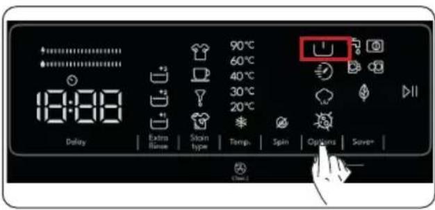 18:00 Delay Extra Flame Skin type Temp. Spin Options Save* 90°C 60°C 40°C 30°C 20°C