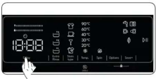 18:00 Cavity Extra Rinse Skies type Temp. Spin Options Save*