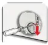 Kernau KFWM 8423 I - To open the door: - 1