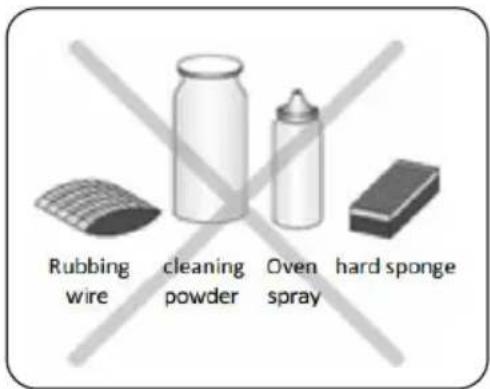 Rubbing wire cleaning powder Oven spray hard sponge