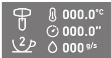 000.0°C 000.0" 000 g/s