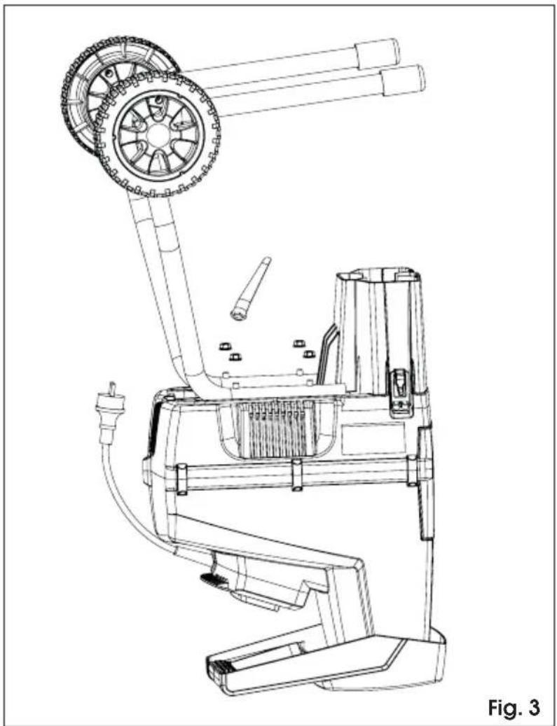 Fieldmann FZD 5012-E - ATTENTION: Prior to performing any work on the machine, check that it is turned off and disconnected from the power supply. - 2