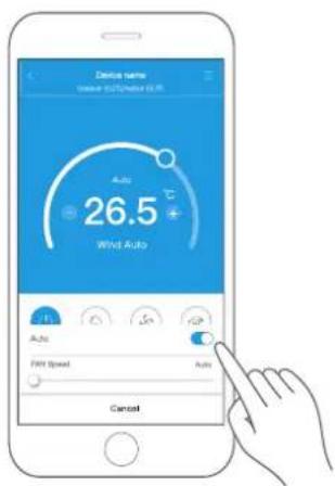 Device name Speed: 1000000000 (GB) Auto 26.5 Wind Auto Auto PWM Speed Auto Cancel