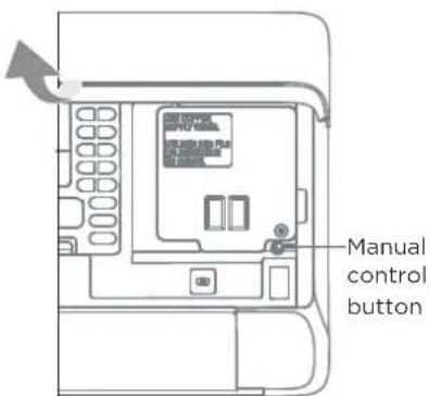 Manual control button