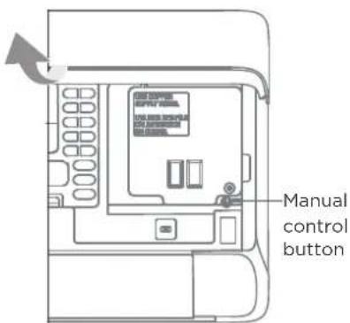 Manual control button
