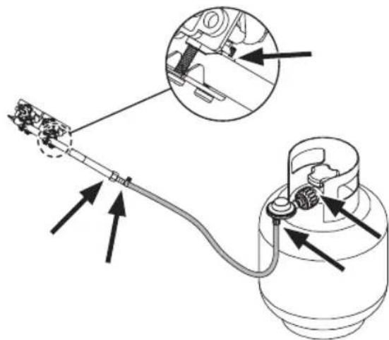 Fieldmann FZG 3025 - Gas leak testing - 1
