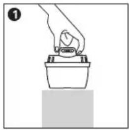 PHILIPS Micro X-Clean ADD5980S - Preparing the filter cartridge - 1