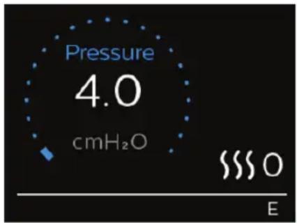 Pressure 4.0 cmH₂O 3.0 E
