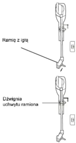 Ramię z igłą Dźwignia uchwytu ramiona