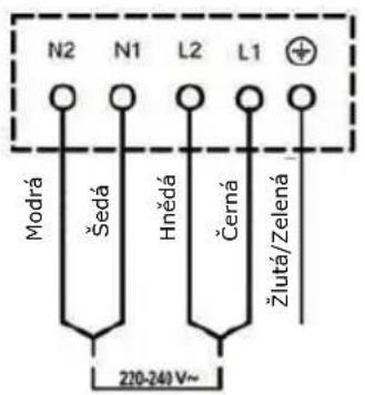 BRANDT BPI264DB - Připojení varné desky k elektrické síti - 3