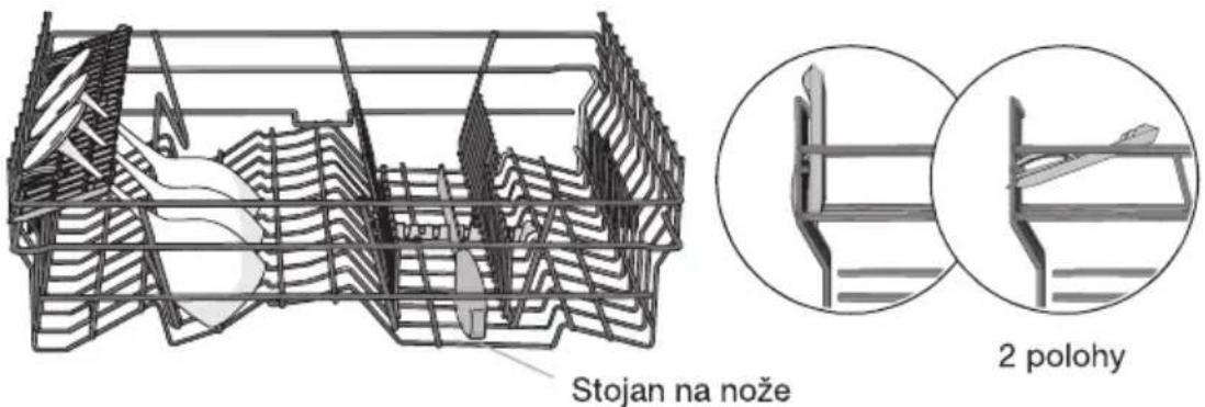 Stojan na nože 2 polohy