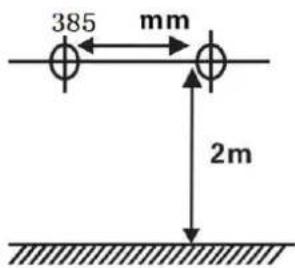 385 mm 2m