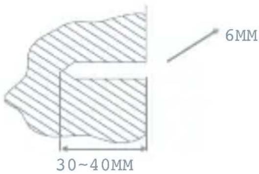6MM 30~40MM