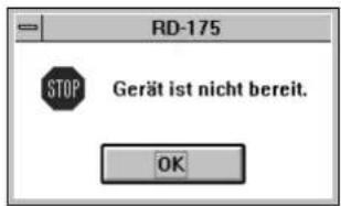 MINOLTA RD-175 - Device not ready - 1