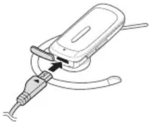 SAMSUNG HM3600 - A mikrofonos fülhallgató feltöltése - 1