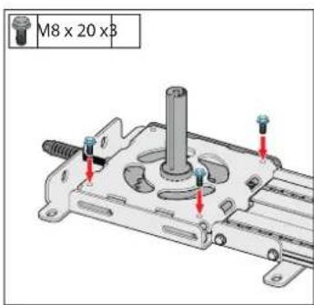 M8 x 20 x3