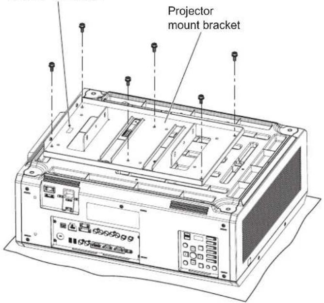 Projector mount bracket