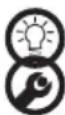 Warning symbol image with exclamation mark inside triangle