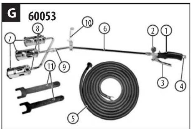 G 60053 7 8 10 6 2 1 11 9 3 4 5