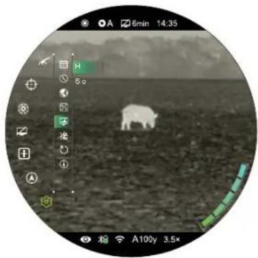 InfiRay BOLT TH50C V2 - Turn status bar auto hiding on / off - 1