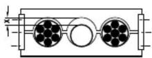 Festo NEBM-L10G14-EH-2.5-Q7N-LE12 - Mounting in energy chain - 4