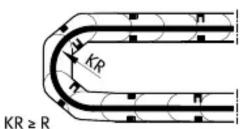 Festo NEBM-L10G14-EH-2.5-Q7N-LE12 - Mounting in energy chain - 6