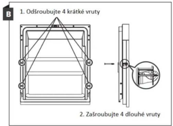 TEKA DSI 76850 - Krok 2: Rozměry a montáž pohledového panelu - 3