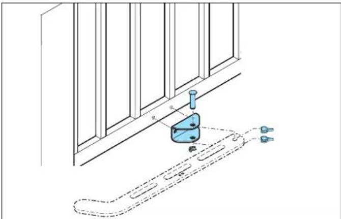 Sommer Twist AM - Installing the gate leaf fitting - 1