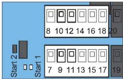 Start 2 Start 1 8 10 12 14 16 18 20 7 9 11 13 15 17 19