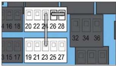 4 16 18 20 22 24 26 28 3 15 17 19 21 23 25 27 32 34 36