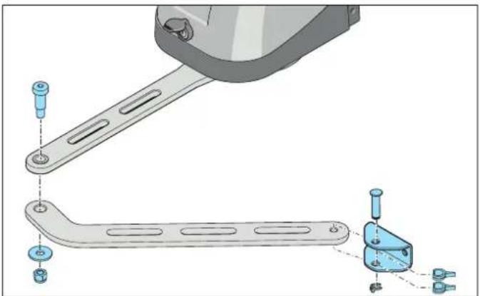 Sommer Twist AM - Installing the gate arm - 1