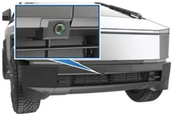 TESLA Cybertruck (2025) - Front-Facing Camera - 1