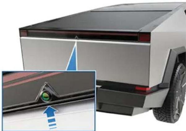 TESLA Cybertruck (2025) - Rear-Facing Camera - 1