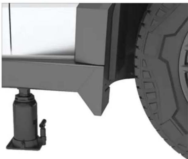 TESLA Cybertruck (2025) - Changing the Spare Tire - 8