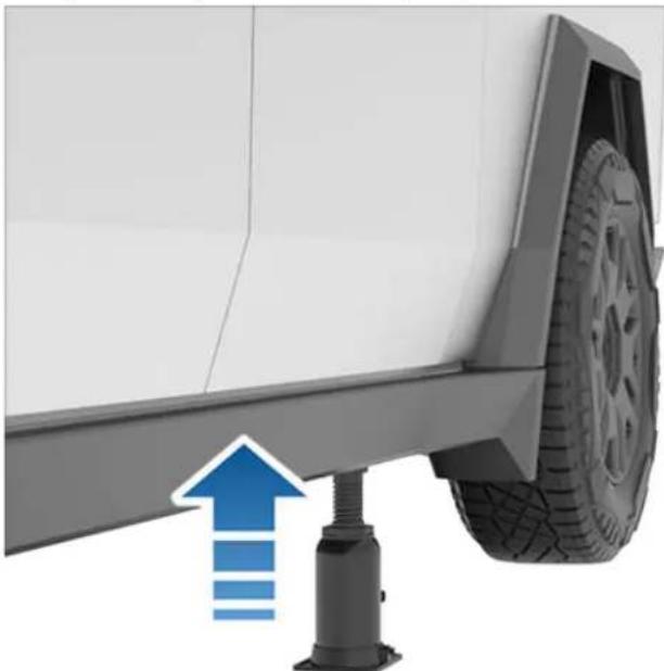 TESLA Cybertruck (2025) - Changing the Spare Tire - 9