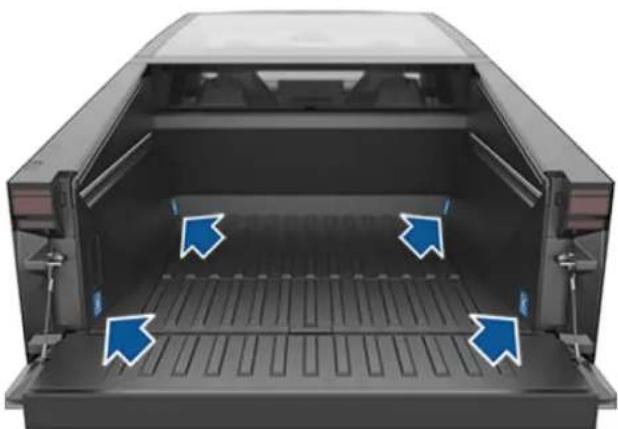 TESLA Cybertruck (2025) - Securing Cargo - 2