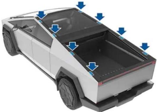 TESLA Cybertruck (2025) - Securing Cargo - 3