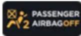 TESLA Cybertruck (2025) - Airbag Status Indicator - 1