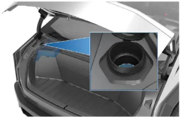 TESLA Cybertruck (2025) - Topping Up Windshield Washer Fluid - 1