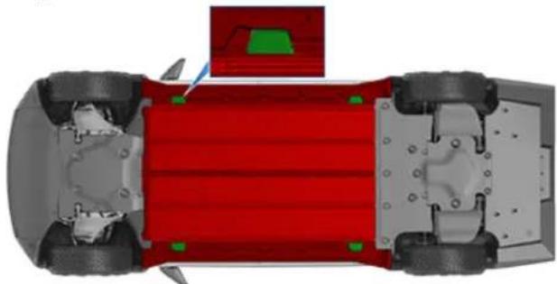 TESLA Cybertruck (2025) - Using a 2-Post Lift: - 3