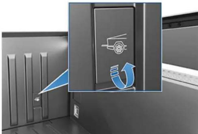 TESLA Cybertruck (2025) - Tailgate Emergency Release - 1