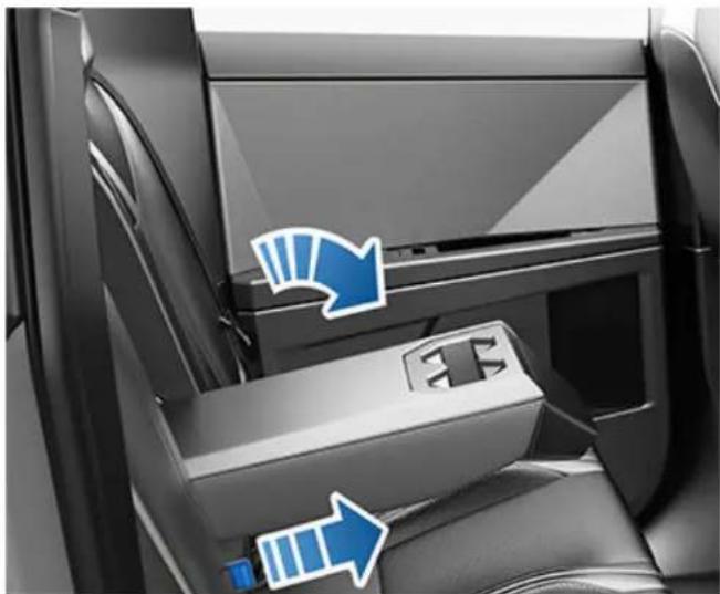 TESLA Cybertruck (2025) - Rear Console - 1