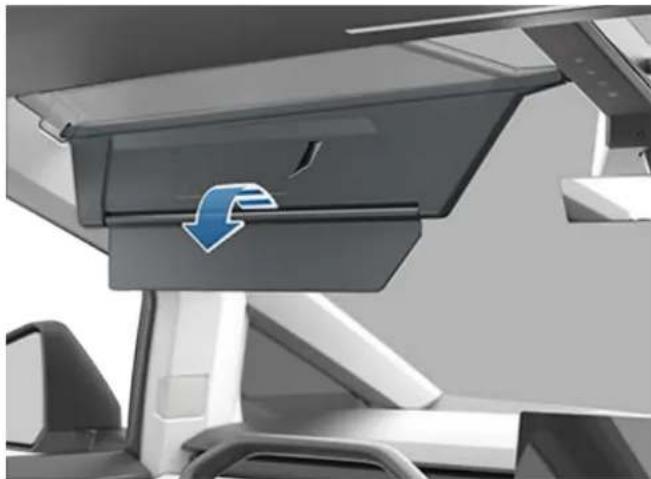 TESLA Cybertruck (2025) - Sun Visors and Vanity Mirrors - 2